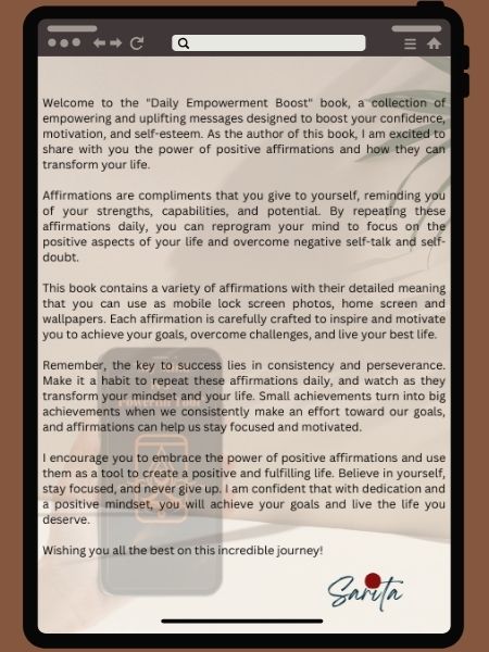 Daily Empowerment Boost (Wallpaper & Lock screen) - For Your Mobile