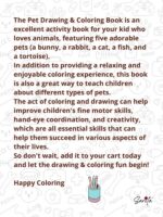My Kid's Colorful Company: Pets (Printable Digital Book)