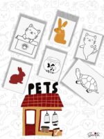 My Kid's Colorful Company: Pets (Printable Digital Book)