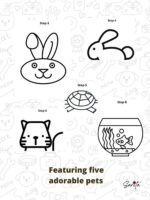 My Kid's Colorful Company: Pets (Printable Digital Book)