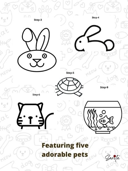 My Kid's Colorful Company: Pets (Printable Digital Book)